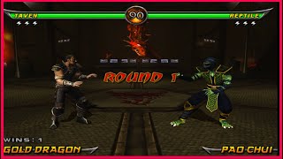 Taven Meets Reptile And Sees Caro Injured - Mortal Kombat Armageddon Konquest.