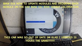 BMW E46 How To Update Modules And Program Using WINKFP