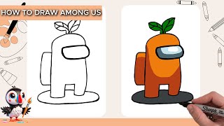 How To Draw Among Us Simple, Easy And Fun Drawings