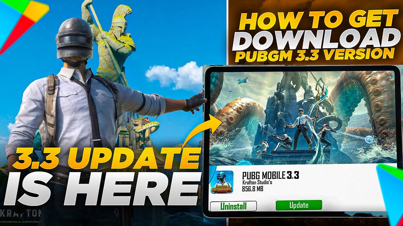 PUBG Mobile 3.3 Update is Here | How To Download 3.3 PUBG Mobile 3.3 Update is Here | How To Download 3.3