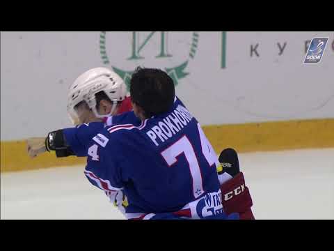 Крутая драка в матче СКА - "Куньлунь Ред Стар" / Fight Sochi Hockey Open 2018