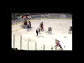 Valtteri Filppula avoids Brent Burns cheap shot elbow to the head