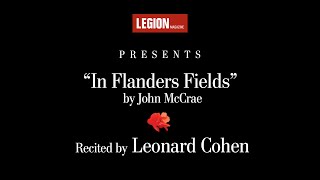 Watch John Mccrae In Flanders Fields video