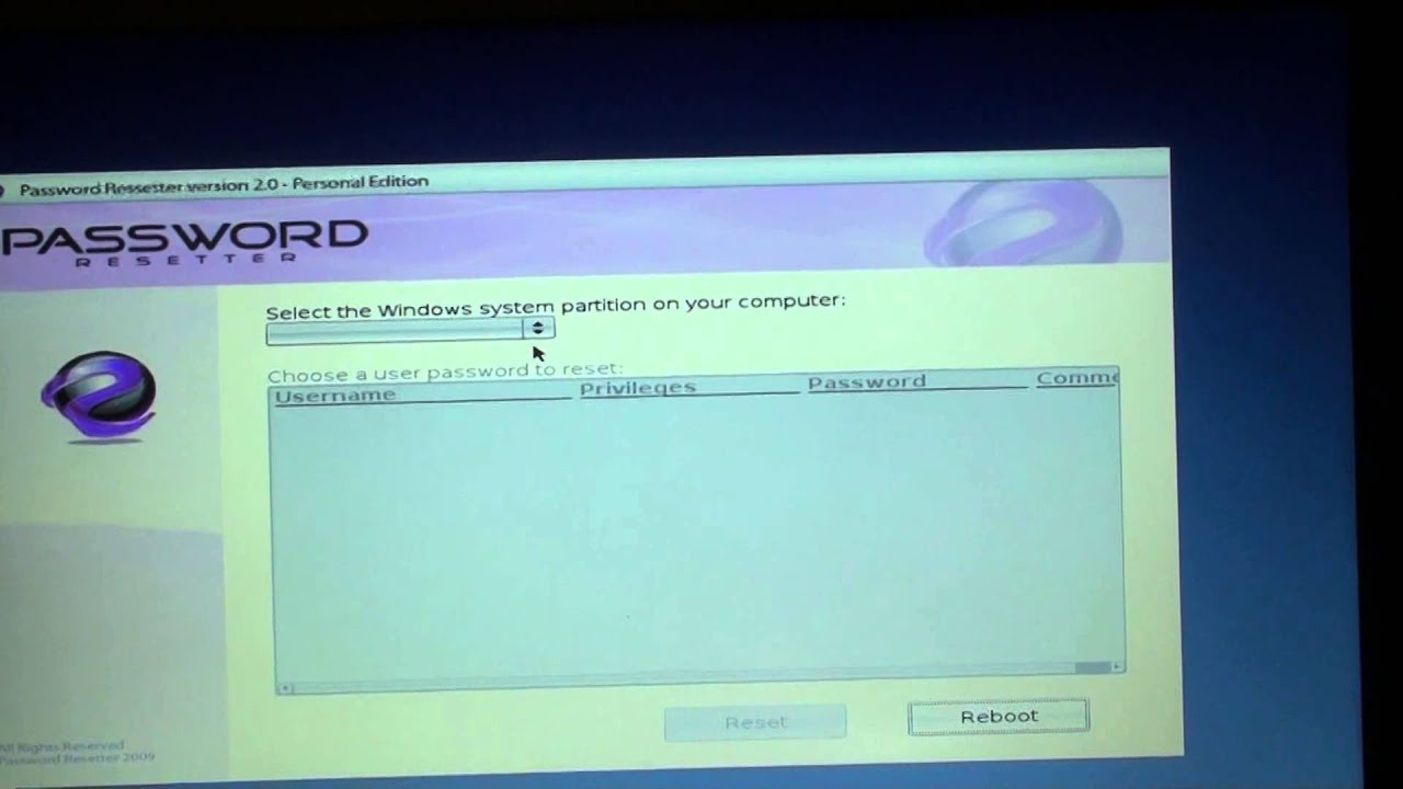 password resetter 2.0 serial key