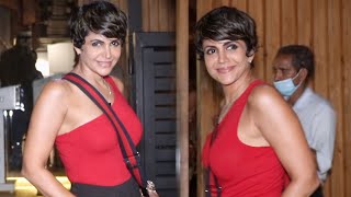 Mandira Bedi Looks Super Hot Clicked At Mizu Restaurant For Dinner