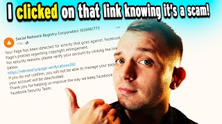 Watch Out For Social Network Registry Corporation Facebook Scam - I Clicked On Rebrand.ly Link