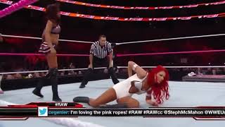 Full Match - Jojo, Marie & Natalya V. Mendes, Fox & Aksana - 6-Diva Tag Match Raw, October 07, 2013