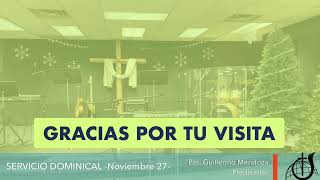 SERVICIO DOMINICAL -Noviembre 27-
