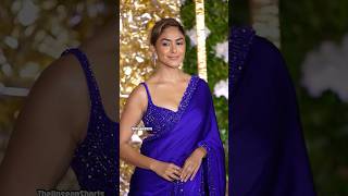 Mrunal Thakurlooks Absolutely Stunning In Blue Sareeat Diwalithe Unseen Shorts 2.0