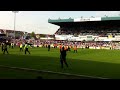 Pitch invasion Bristol Rovers vs Mansfield. Police assault and arrest