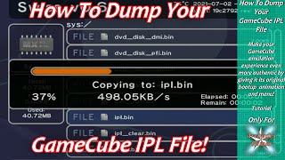 How To Dump Your Gamecube Ipl Bios File - Modded Gamecube Required