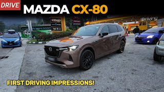 Newly Launched Mazda Cx-80 Part 1, Road Drive Ys Khong Driving