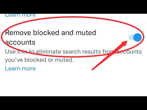 Twitter me blocked or muted account remove off kaise Twitter me blocked or muted account remove off kaise