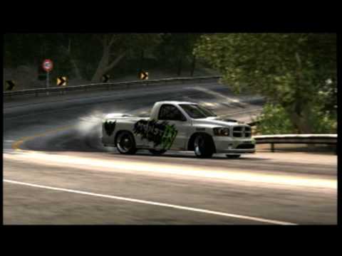 Forza 3 drifting at Fujimi Kaido Reverse in a Dodge Ram SRT10 Part