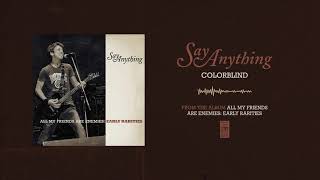 Watch Say Anything Colorblind video