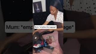 African Mothers Packing A Luggage Be Like