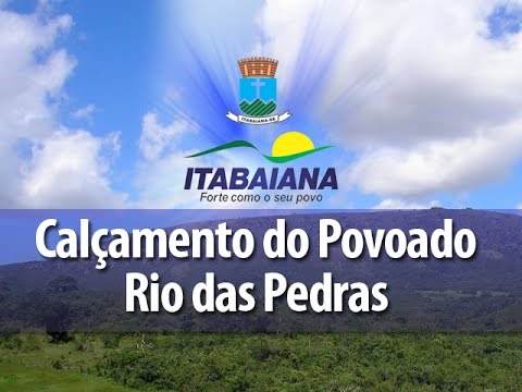 Calçamento do Povoado Rio das Pedras