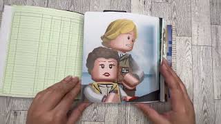 Journal Flip Through, Salvaged Lego Star Wars Activity Book