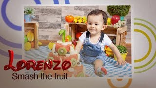Lorenzo #1ano #smashthefruit #timelapse