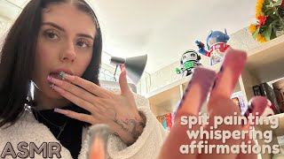 Asmr Spit Painting You With Whispers And Affirmations For Sleep
