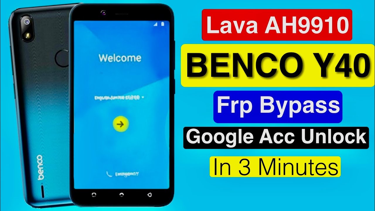 Benco Y40 Lava AH9910 Frp Bypass | Remove Google Account Benco Y40 Lava AH9910 Frp Bypass | Remove Google Account