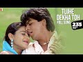 Tujhe Dekha Toh Song | Dilwale Dulhania Le Jayenge | Shah Rukh Khan, Kajol | Lata, Kumar Sanu | DDLJ