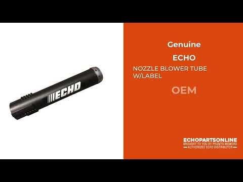 P021049080 - NOZZLE BLOWER TUBE W/LABEL - ECHO Genuine OEM Part P021049080 - NOZZLE BLOWER TUBE W/LABEL - ECHO Genuine OEM Part