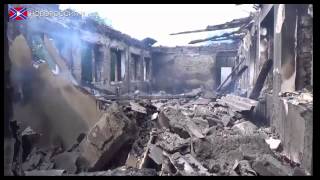 Иловайск после обстрелов украинской армией