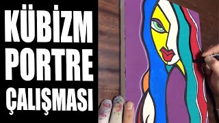 Kübizm Portre Çalışması