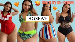ROSEWE SWIMWEAR TRY-ON HAUL! Is it curvy girl approved?!