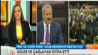 Ekonomi̇ Bakani Zafer Çağlayan İle İçi̇şleri̇ Bakani Muammer Güler İsti̇fa Etti̇.