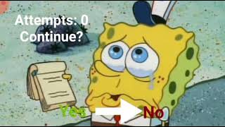 Spongebobs Pizza Toss Windows 7Windows 10 Bootleg - Continue? And Game Over