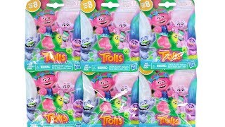 Trolls Series 8 Let's Glow Trolls Blind Bag Glow in the Dark Unboxing Toy Review