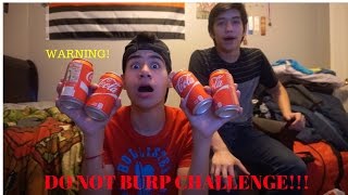 No Burp Challenge Plus Mentos Vs Coke Experiment