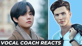 BTS' V 'Winter Bear' gave me CHILLS | Vocal Coach Reaction