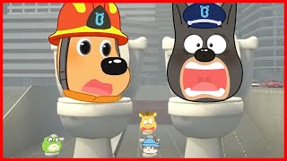 Sheriff Labrador - Skibidi Toilet Meme Song ( Part 29 )