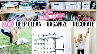 NEW! EXTREME ORGANIZE + DECLUTTER + CLEAN WITH ME 2020 | HUGE TRANSFORMATION | C
