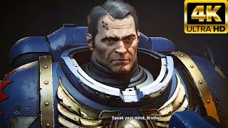 Us Tells His Brothers His Penance Scene - Warhammer 40K Space Marine 2