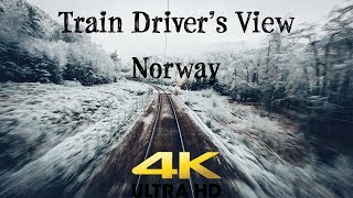 Train Driver's View: Early morning sparkling commute in 4K UltraHD