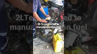 2Lte With Manual Injection Fuel Pump