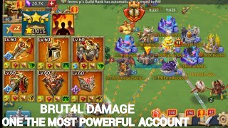 Kaptan Eko Full Emperor Came For My Rally Trap..strongest Account In Game..lords Mobile