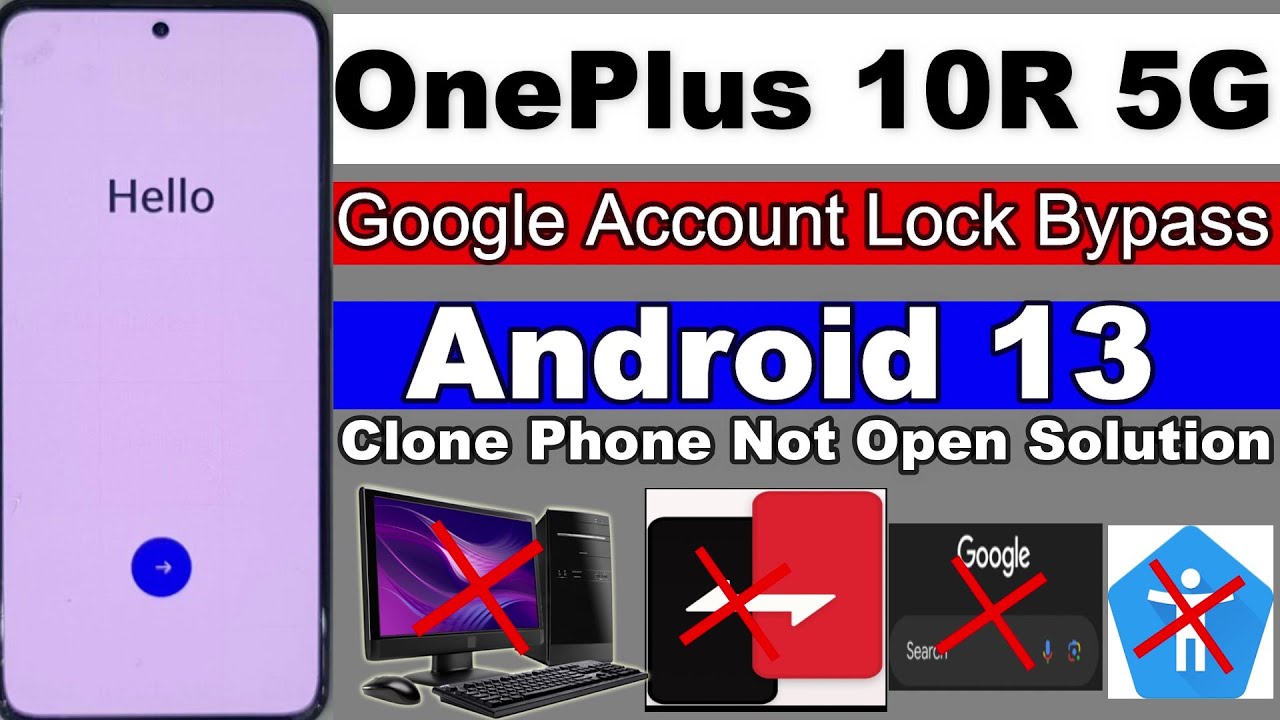 OnePlus 10R 5G FRP/Google Account Lock Remove Android 13 OnePlus 10R 5G FRP/Google Account Lock Remove Android 13