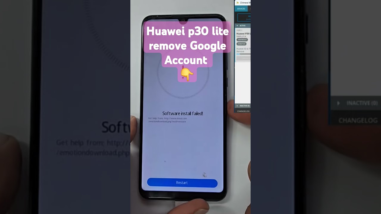 Huawei p30 lite remove Google Account Huawei p30 lite remove Google Account