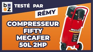 Compresseur Dair Vertical 50L 2Hp Fifty Mecafer Test Et Avis