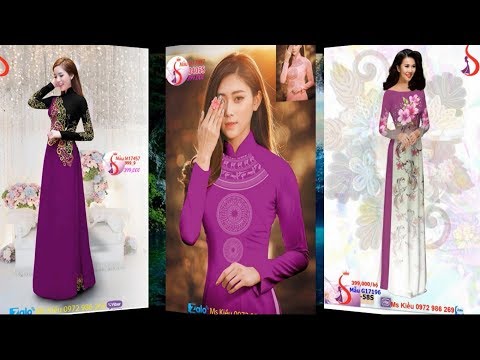 BST ÁO DÀI TÍM ĐẸP l 91 CHIẾC ÁO DÀI TÍM HUẾ 💝 Vải Áo Dài S