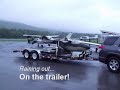 Sadler Vampire EXP-001 experimental aircraft (UAV-18-50) on trailer from VT to MN