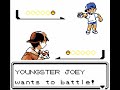 Youngster Joey and his mighty Rattata -  Pokemon Gold