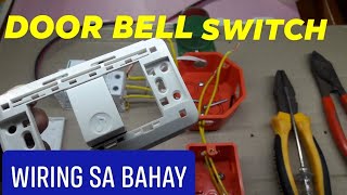 Door Bell Buzzer Wiring And Diagram-How To Install Single Switch Philippines Local Electrician