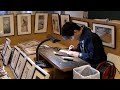 江戸木版画彫り師