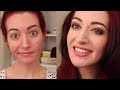 Deep Brown Smokey Eye GRWM! How To Cover Acne Scarring & Redness